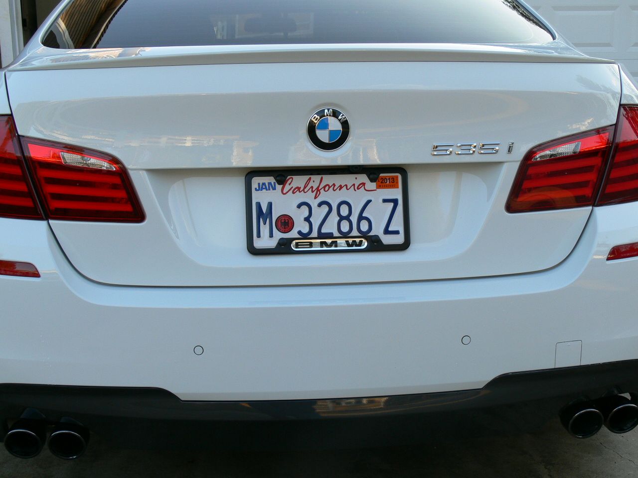 License plate frames/covers Bimmerfest BMW Forums
